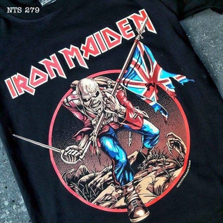 [Mã BUIS45K giảm 45k] Áo Rock band tee phông / thun Iron Maiden NTS 279