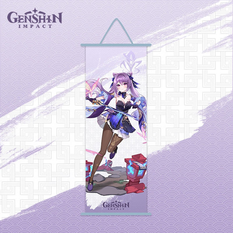 Tmdbyx Tranh Treo Poster Hoạt Hình Anime Nhật Bản Genshin Wall Impact