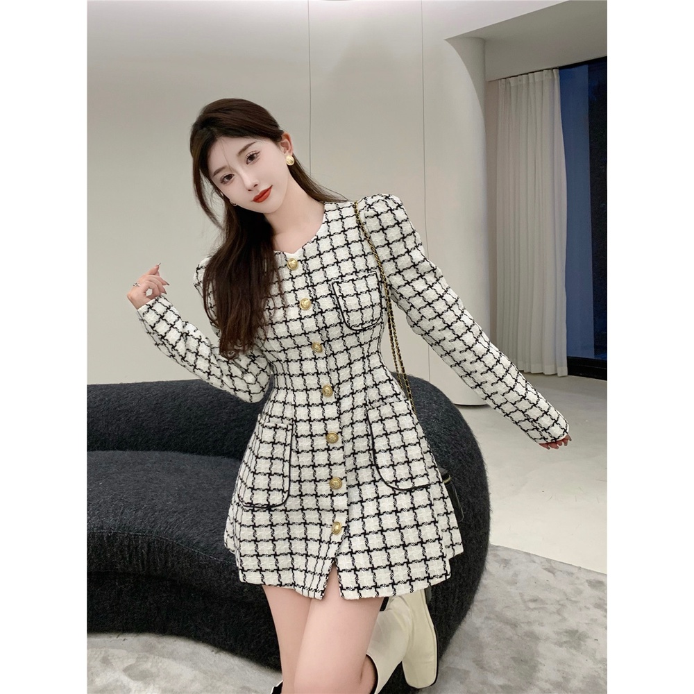 Đầm tay dài thu đông Emilyshop ulzzang