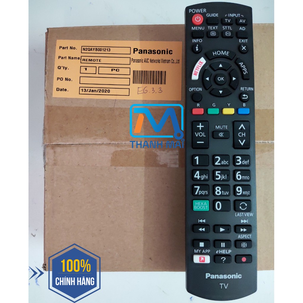 [REMOTE CHÍNH HÃNG] Điều khiển Tivi Panasonic TH-40ES501V