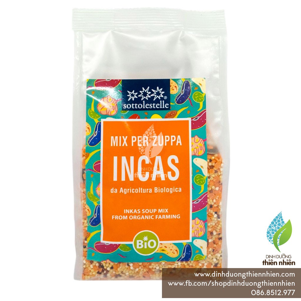 Hỗn Hợp 7 Loại Hạt Hữu Cơ Sottolestelle, 400g