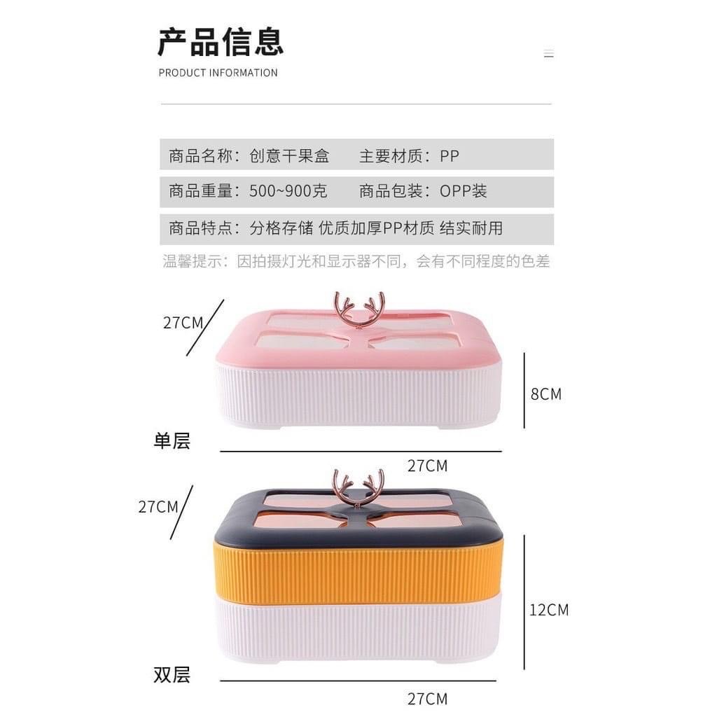 Khay mứt tết bánh kẹo mẫu mới sang trọng