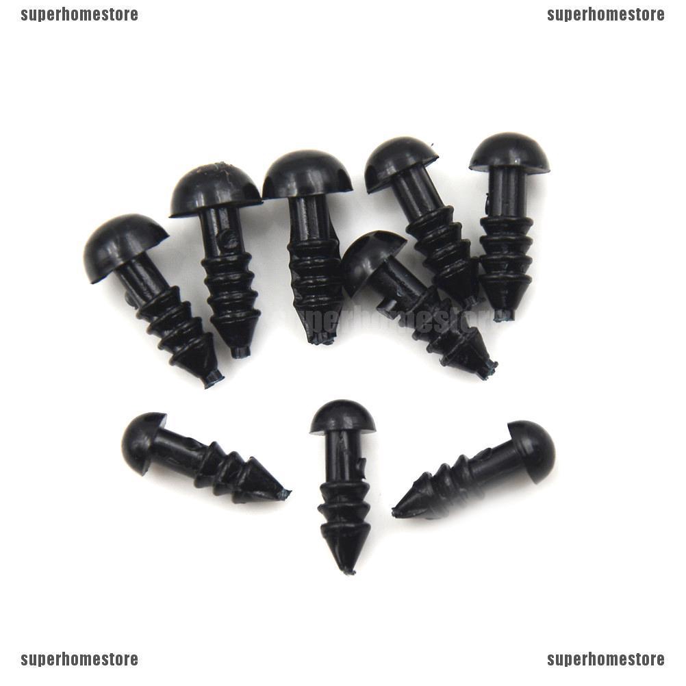 Set 100 Con Mắt Nhựa 5-7mm Cho Thú Nhồi Bông Gấu Bông