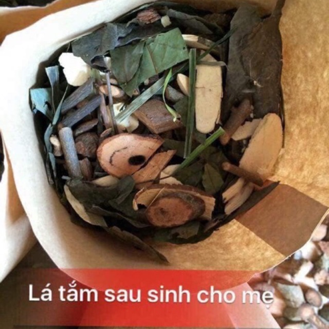 Lá tắm dân tộc Dao đỏ cho phụ nữ sau sinh 1 kg