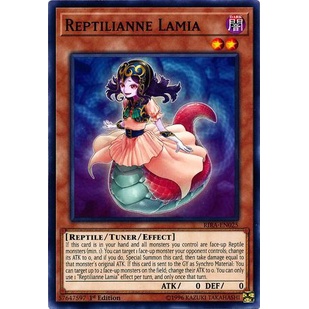 Thẻ bài Yugioh - TCG - Reptilianne Lamia / RIRA-EN025'