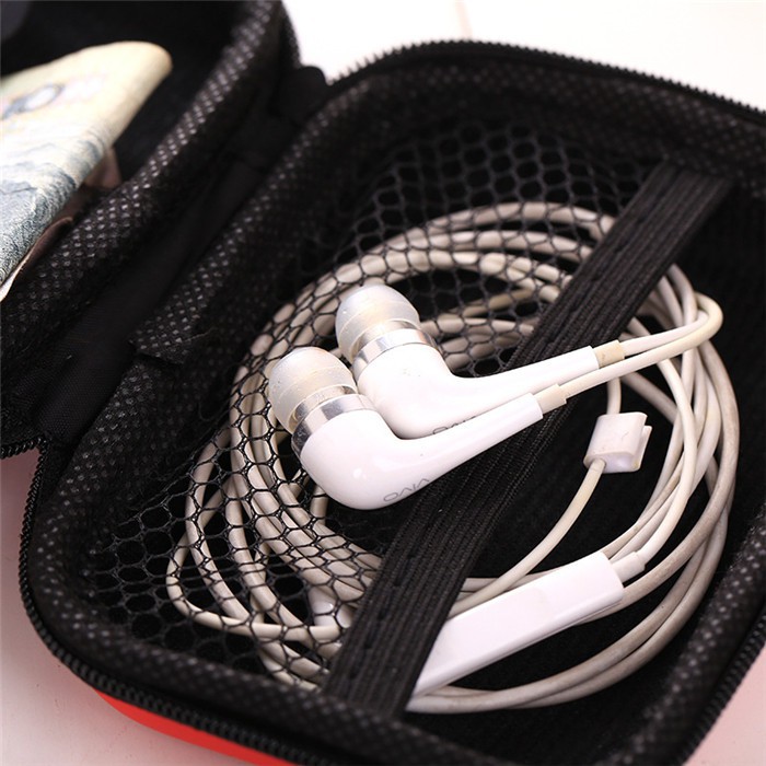 Túi đựng USB/ ổ đĩa cứng HDD họa tiết hoạt hình dễ thương bằng xốp EVA