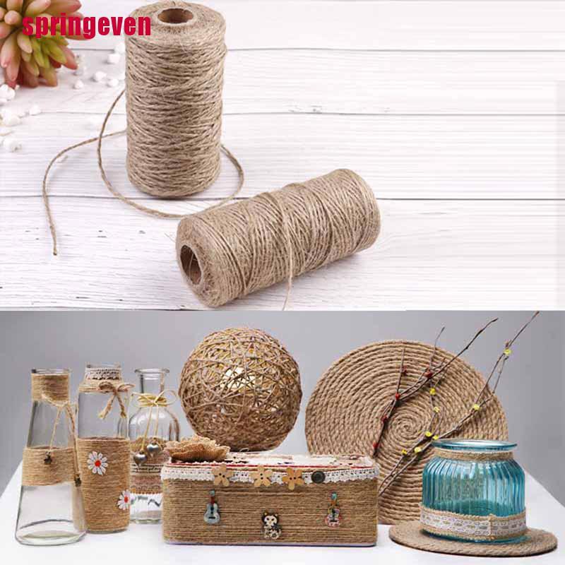 Cuộn Dây Đay 100M Tự Nhiên Dùng Trang Trí Đồ Chơi DIY