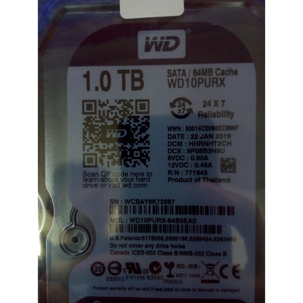 Ổ cứng HDD WD tím - Seagate 1Tb mới 100%- Bảo hành 1 năm | WebRaoVat - webraovat.net.vn