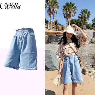 Women Wide leg Short Pant Korean Fashion