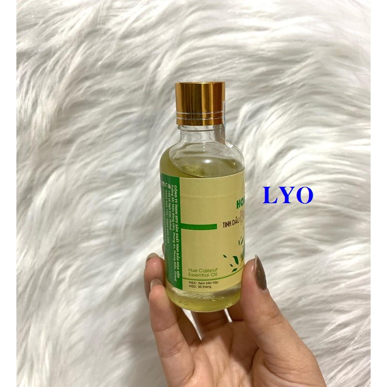 Tinh dầu tràm cao cấp Hoa Nén loại 50ml và tinh dầu tràm ngâm củ nén 50ml