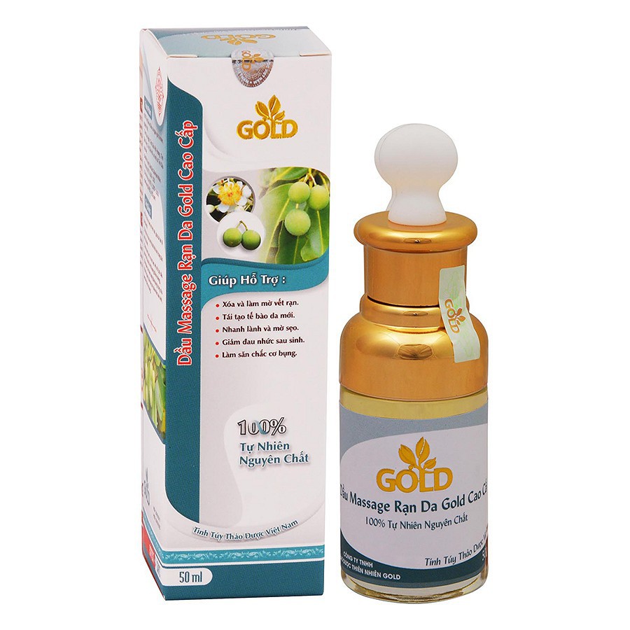 Dầu Massage Rạn da Gold cao cấp 50ml M341