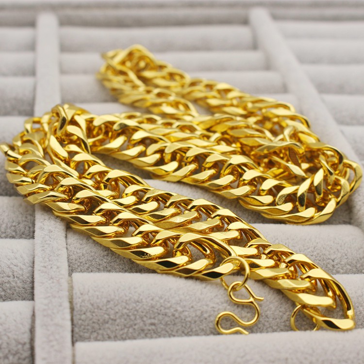 Dây chuyền nam mạ vàng 24k - Vòng cổ 5 cây phong cách Phúc XO siêu ngầu MG892 ( Có video )