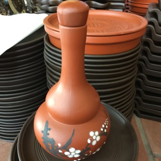 Nậm rượu 350ml gốm sứ Bát Tràng 