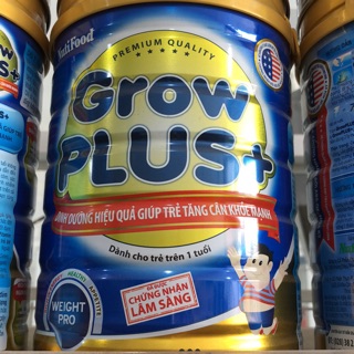 Sữa nuti grow plus xanh 900g