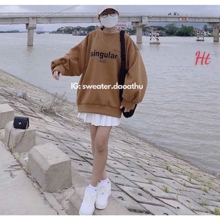 Áo nỉ bo SINGULA nỉ cotton HT12