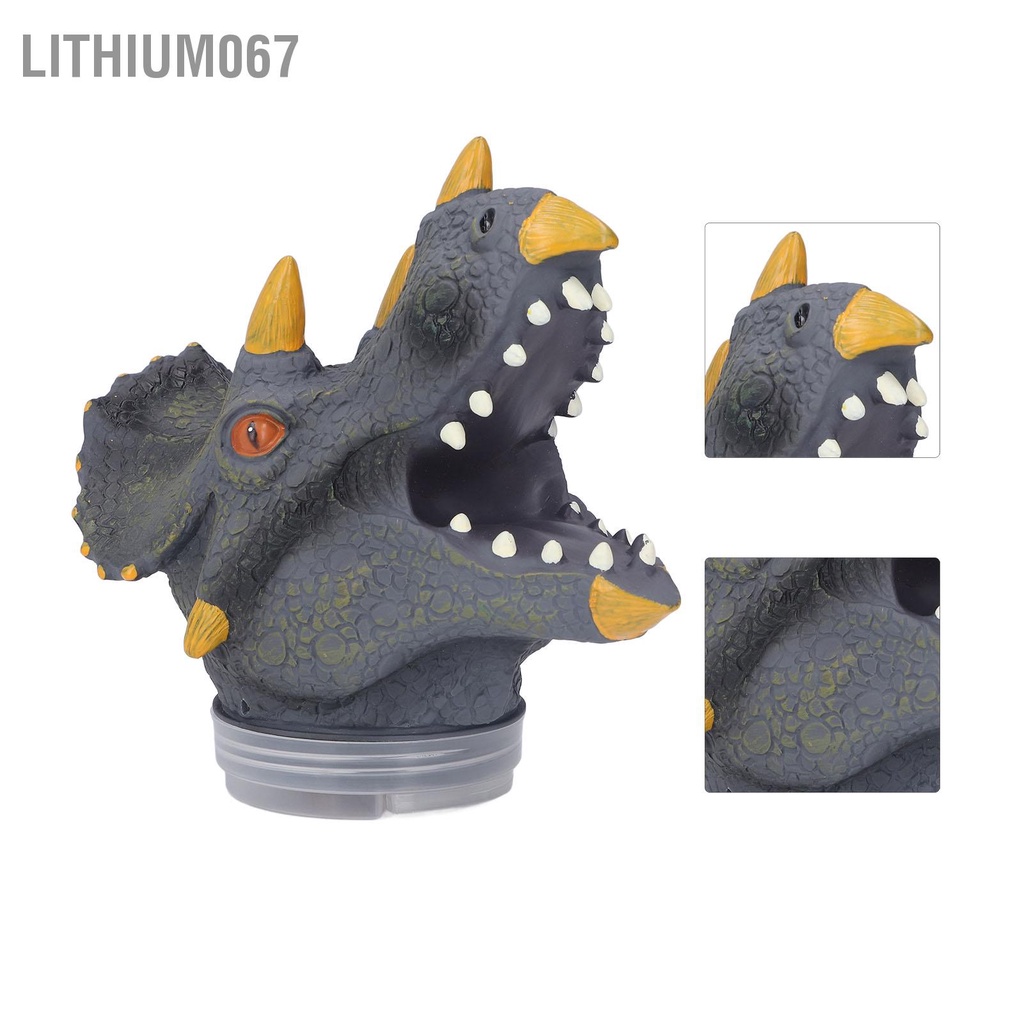 Bộ con rối tay thiết kế kiểu khủng long vinyl mềm mại đáng yêu sống động hỗ trợ học tập vui chơi dành cho trẻ em