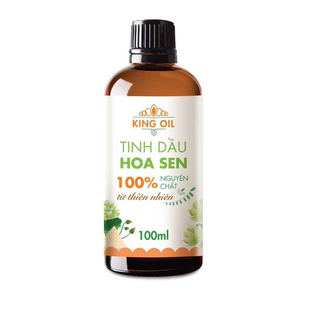 Tinh dầu hoa Sen nguyên chất Organic từ thiên nhiên - KingOil