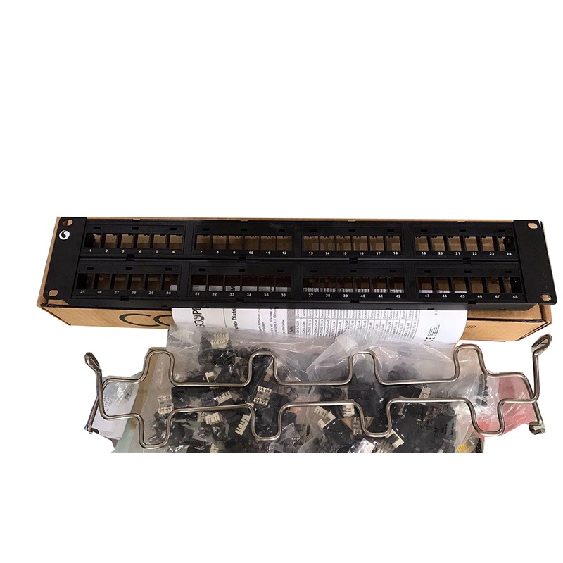 Thanh đấu nối Patch Panel Cat6 48 Cổng Hãng AMP/COMMSCOPE Modul Rời