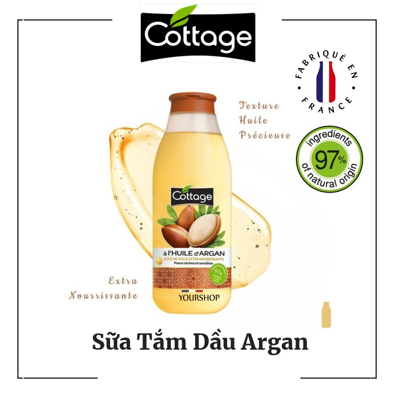 Sữa Tắm Cottage 560ml - Chính Hãng Pháp