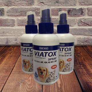 Thuốc diệt bọ chét và côn trùng vật nuôi Viatox spray 100ml