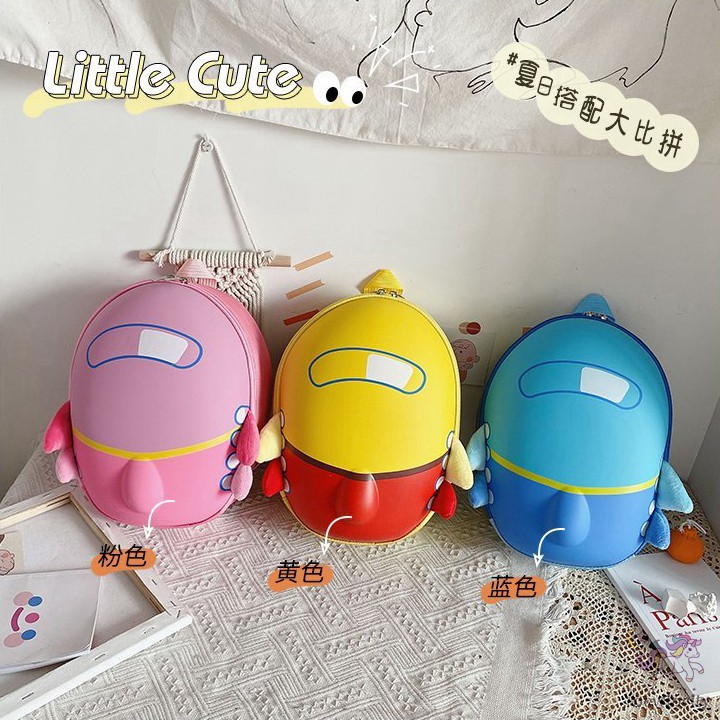 Balo đi học chống thấm nước phong cách hoạt hình đáng yêu ngộ nghĩnh dành cho trẻ em
