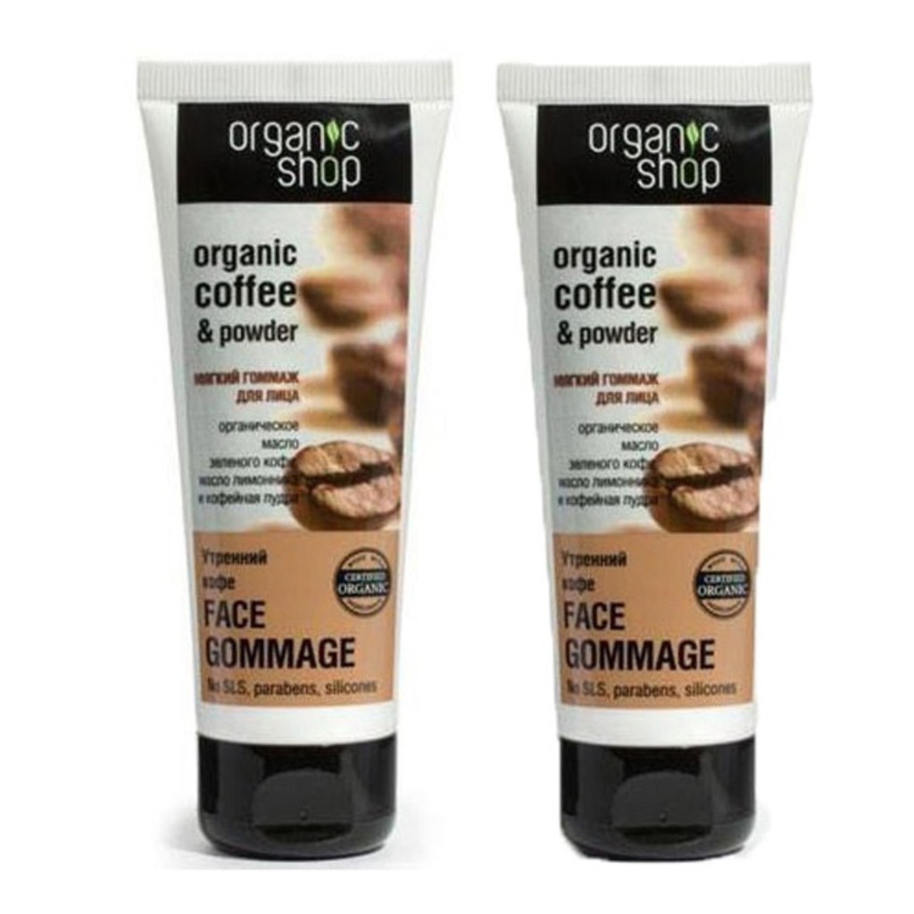 Tẩy Da Chết Mặt Organic Shop Organic Coffee & Powder 75ml