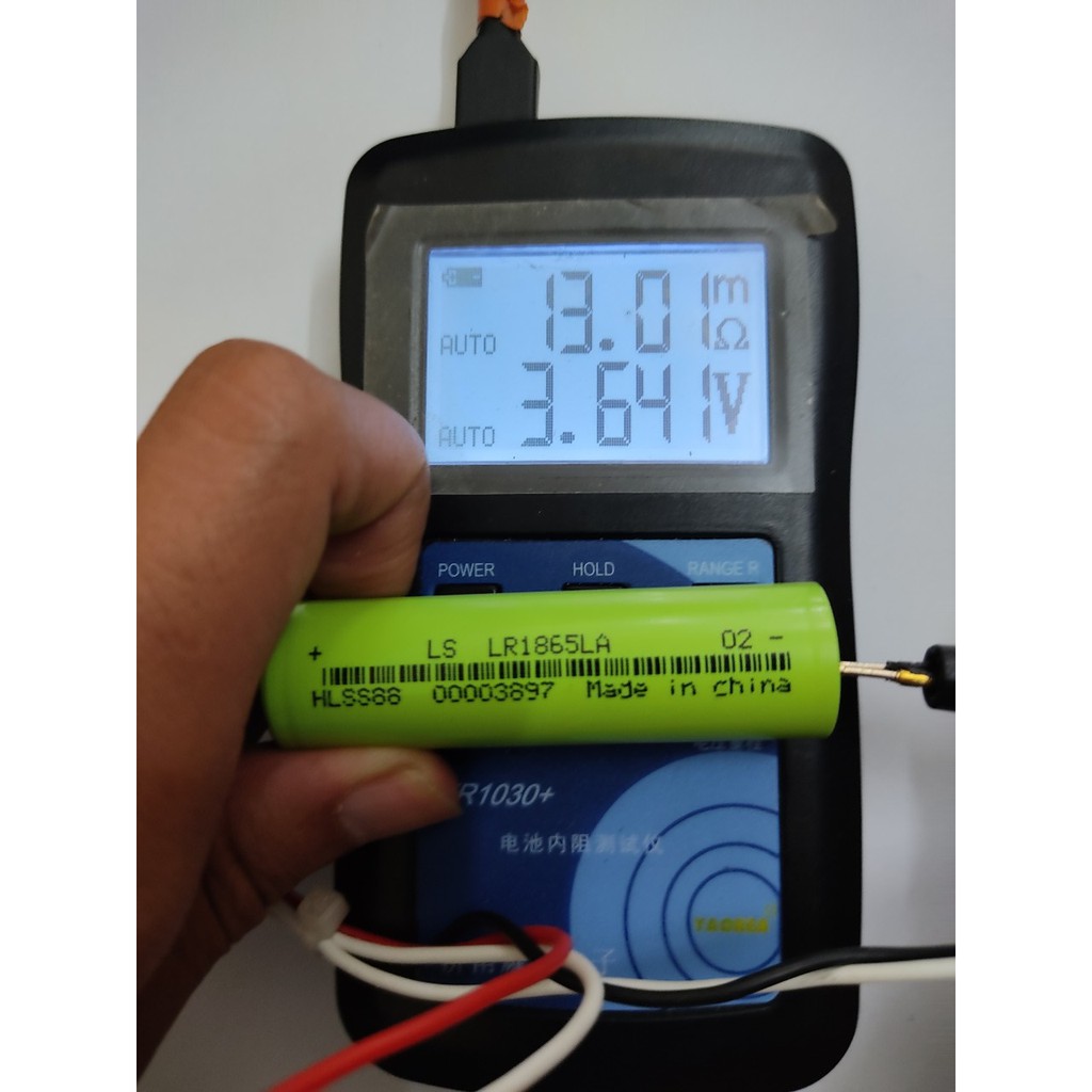 Cell Pin Lishen 18650 FM0188 2000mAh Mới 10C Xả 20A Cell Lisen Xanh 2000mAh 10C