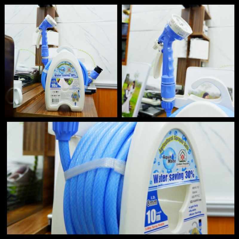 Bộ vòi tưới cây, tưới hoa Aquamate Đài Loan siêu bền