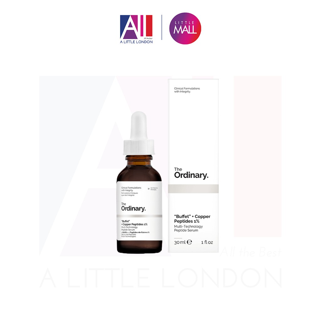 [TOP 1 SHOPEE] Tinh chất dưỡng The Ordinary Buffet + Copper Peptides 1% 30ml (Bill Anh)