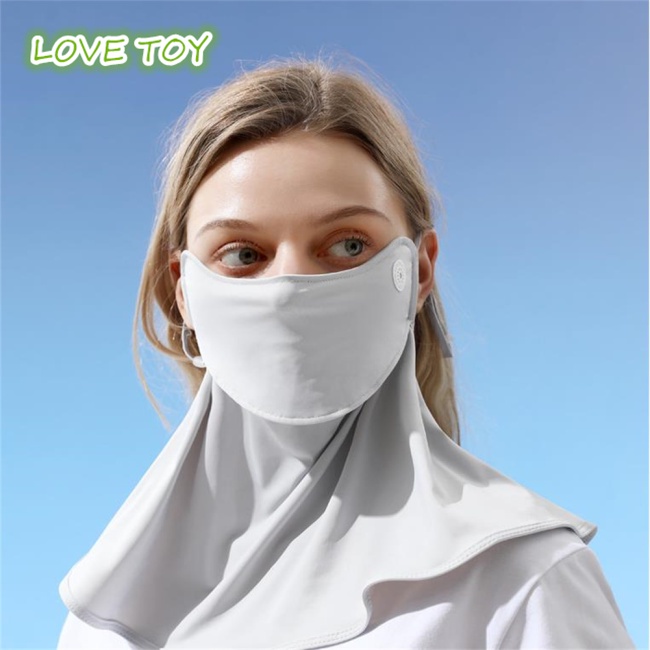 Mặt Nạ Che Mặt Và Cổ Chống Tia Uv Thoáng Khí Bảo Vệ Mắt Và Cổ