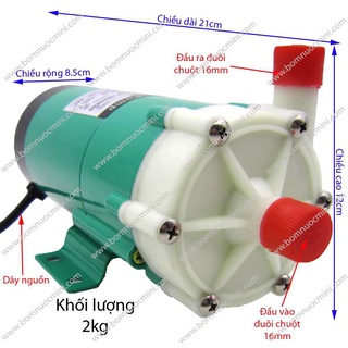 Máy bơm hóa chất 220v mp-20r kiểu dáng iwaki | máy bơm mp20r 220v