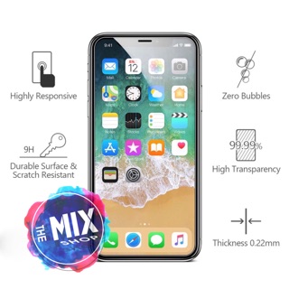 Cường lực trong suốt cho iPhone X (dán cường lực iphone x, themixshop)