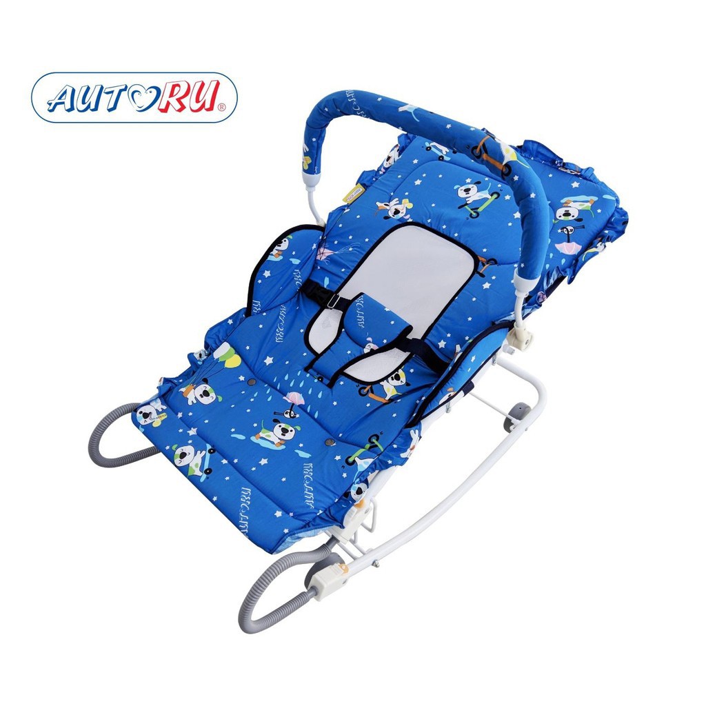Ghế rung nhún cho bé AUTORU cao cấp kèm màn chống muỗi