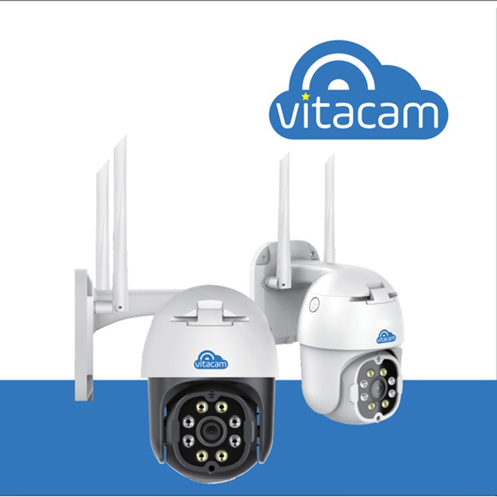 Camera ngoài trời VITACAM DZ3000 PTZ xoay 355 độ, 3.0 Mpx 1296P hình ảnh ULTRA HD siêu nét