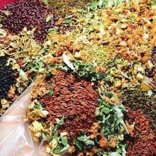 1Kg trà gạo lứt hoa nhài đậu đen món quà từ thiên nhiên