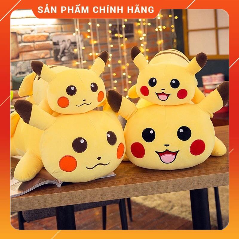 (Freeship) ☄️☄️☄️ GẤU BÔNG PIKACHU-GỐI ÔM PIKACHU-THÚ NHỒI BÔNG PIKACHU MSP60998