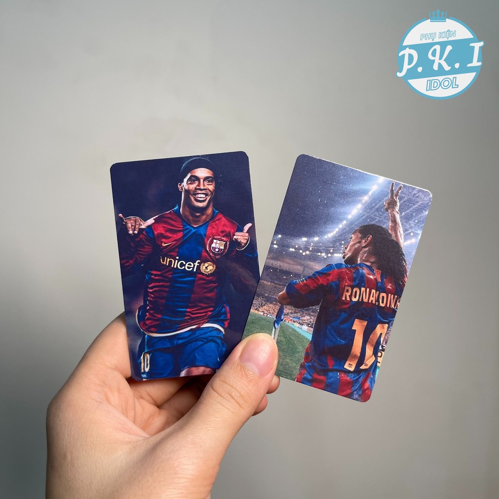 Bộ Ảnh Thẻ Ronaldinho - Card Huyền Thoại Rô Vẩu Siêu Chất