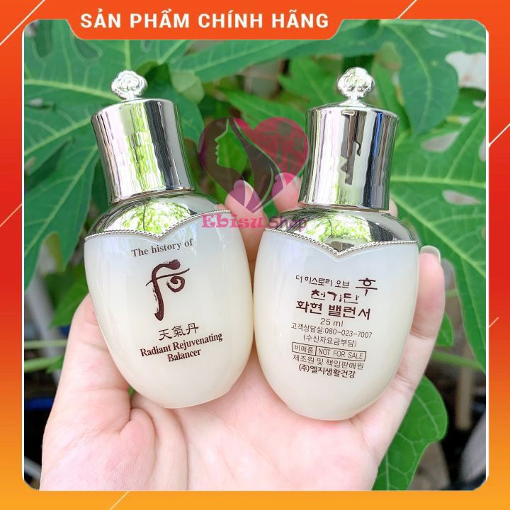 ⚡Xả Kho 7-7⚡Nước hoa hồng Whoo tái sinh Radiant Rejuvenating Balancer 25ml