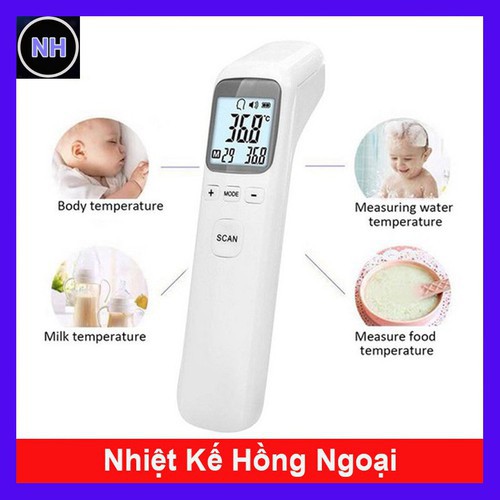 Nhiệt kế hồng ngoại cảm biến đo nhiệt độ cho bé một giây là có kết quả