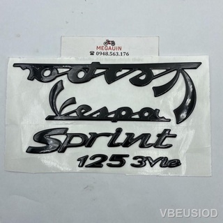 ▤tem chữ vespa lx sprint 125 3vie