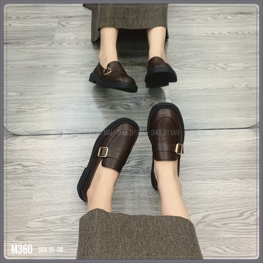 Giày Moca da mềm phong cách cho nữ M360 SHOEBYMAI