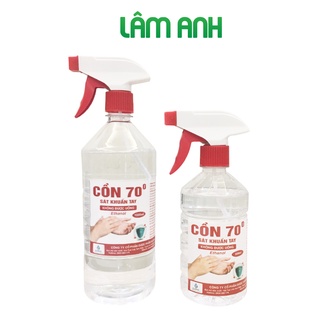 Cồn 70 độ xịt rửa tay sát khuẩn