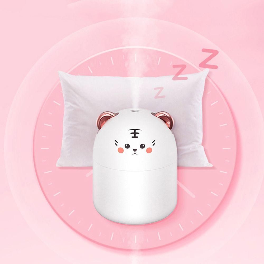 Máy Phun Sương Tạo Ẩm Không Khí Có Đèn Nhiều Màu Sắc Để Bàn Mới