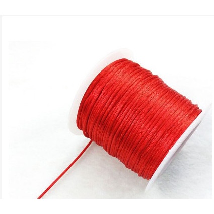 1 cuộn dây tim đan vòng màu đỏ đủ size 1.5mm