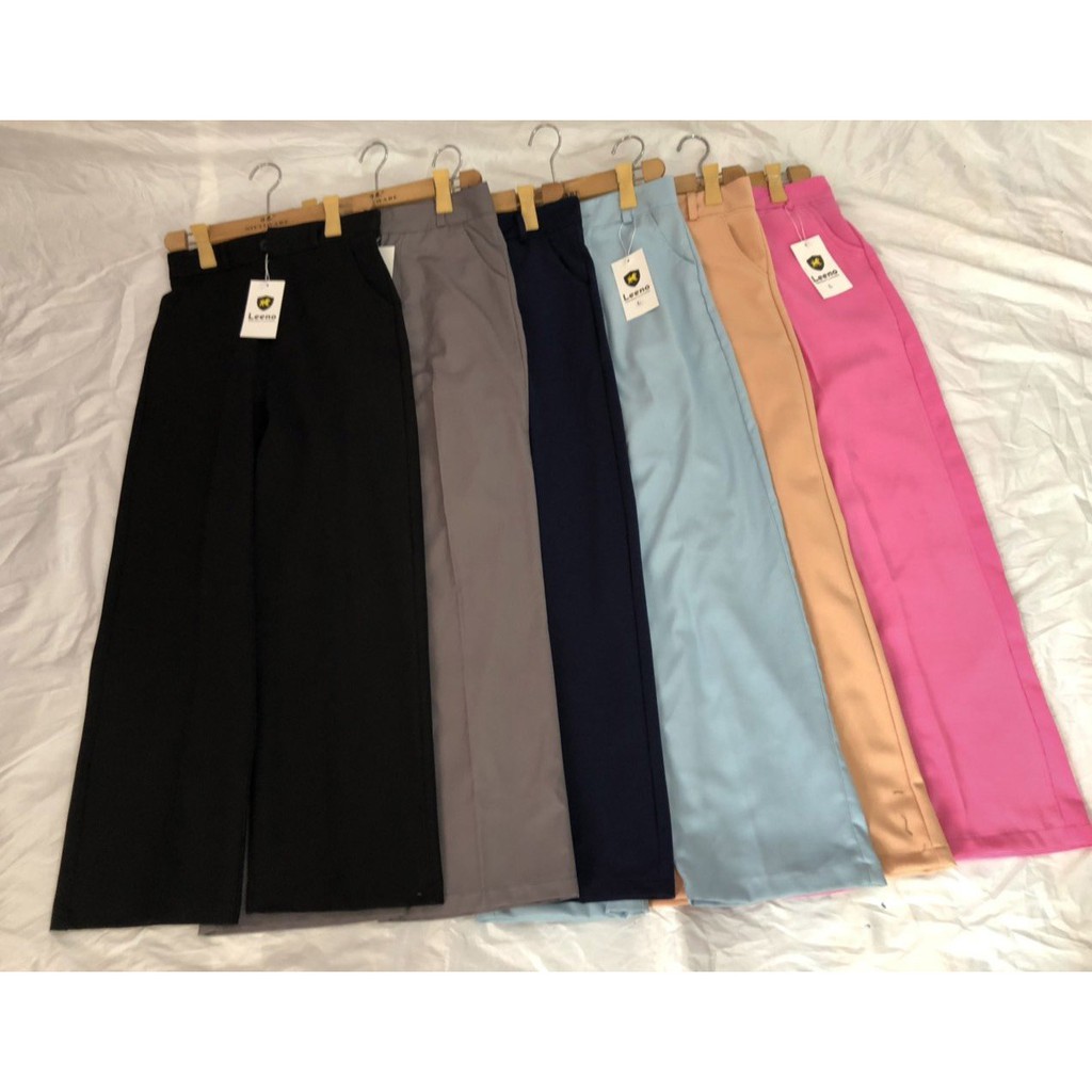 Quần ống rộng nữ culottes xuông dài 💥 Quần ống suông khoá trước | BigBuy360 - bigbuy360.vn