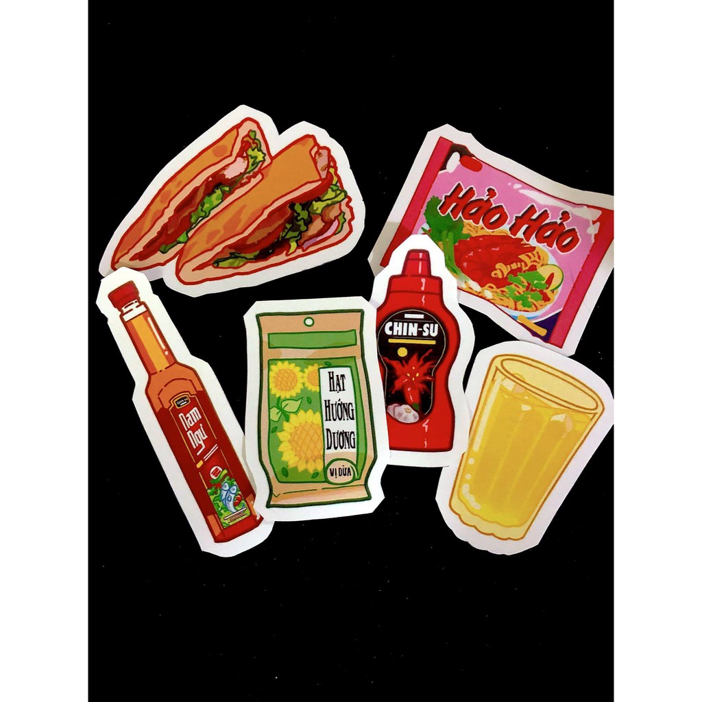 Set Sticker Đồ Ăn Việt Nam