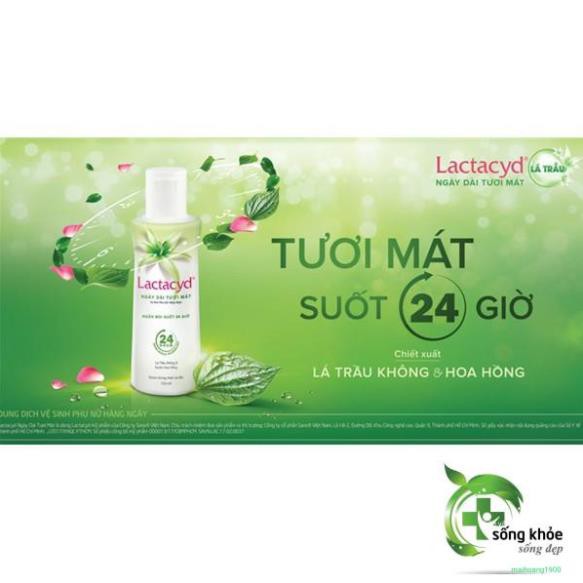 Dung Dịch Vệ Sinh Phụ Nữ Lactacyd Lá Trầu Không chai 150ml và 250 ml-Bảo vệ bạn khỏi ngứa ngáy, rát bỏng, mùi khó chịu