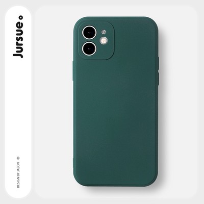 Ốp lưng JURSUE mềm chống bẩn chống sốc viền vuông Cho iPhone 17 Air 16 15 14 13 12 11 Pro Max SE 2020 X XR XS ip 8 7 Plus YCS15