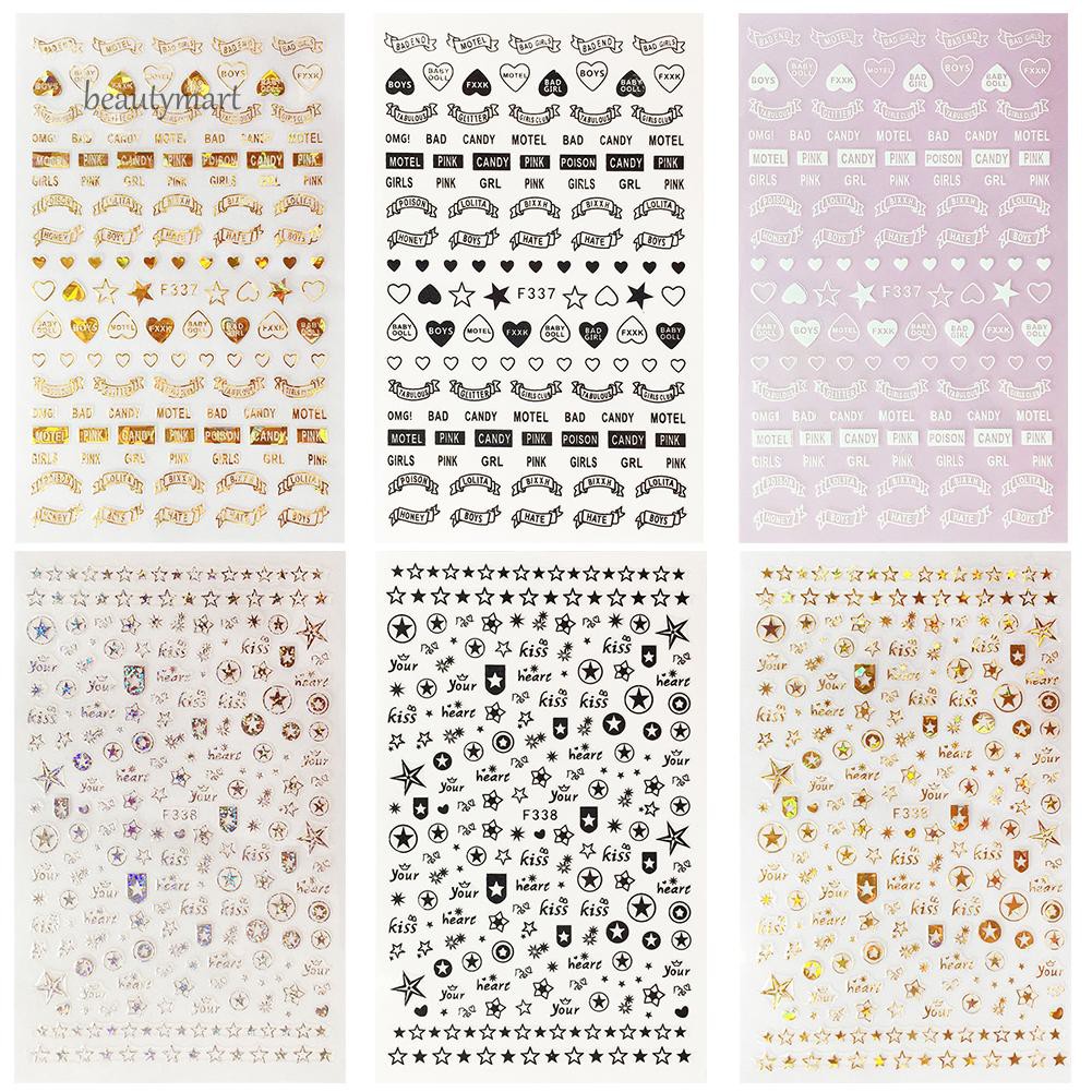 Miếng Dán Trang Trí Móng Tay Thời Trang