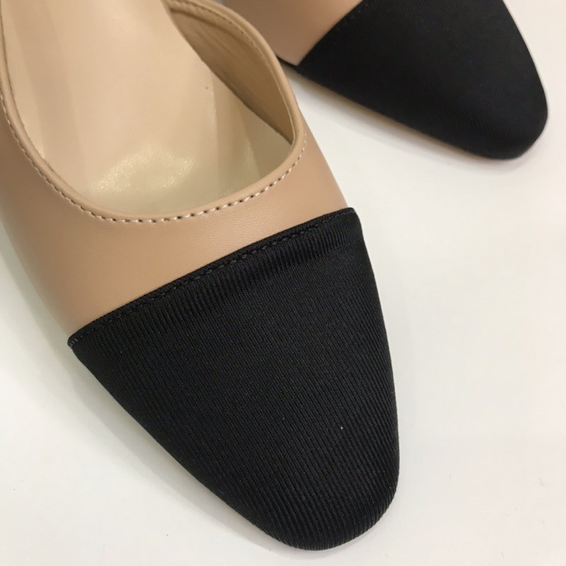 (ảnh,video thật)Giày Búp Bê Sandal Nữ Đen Bít Mũi tròn Gót Vuông Bệt 5 cm Đế Bằng Thời Trang Hàn Quốc Đẹp Cao Cấp